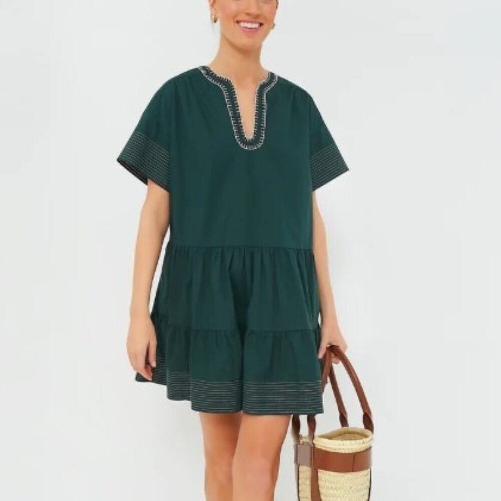 NWT - Pomander Place - Evergreen Kinsley Dress - Size Large